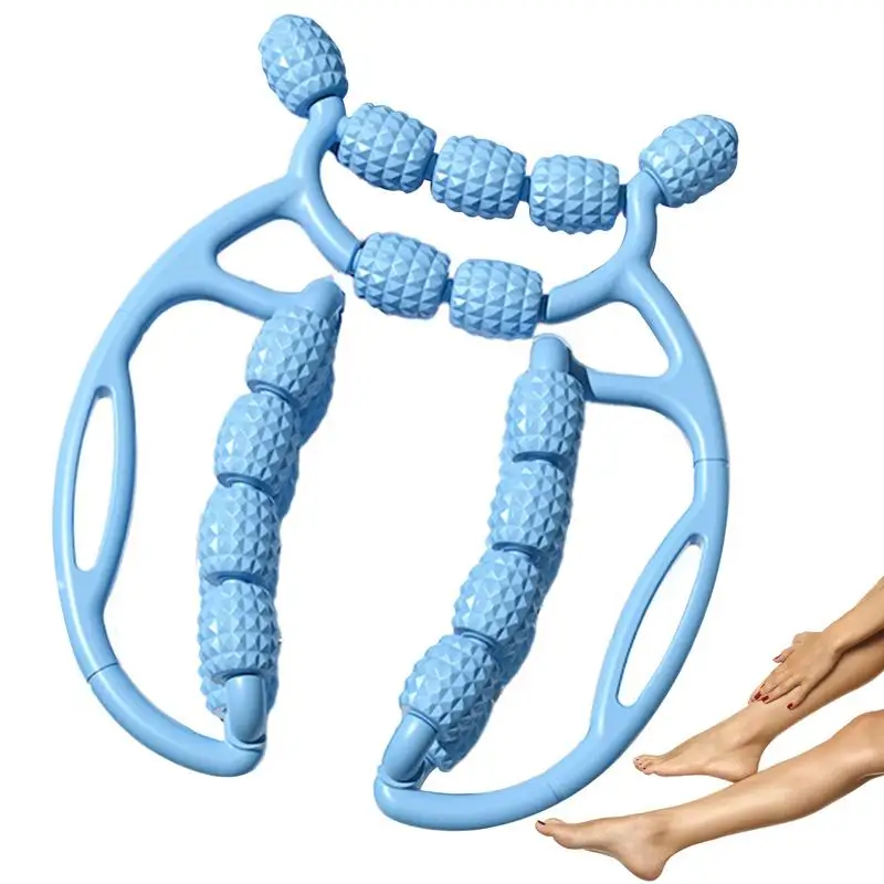 

Ролик для мышц, 23-колесные круглые ручные зажимы для ног для массажа, эргономичные массажные аксессуары, многоцелевые инновационные