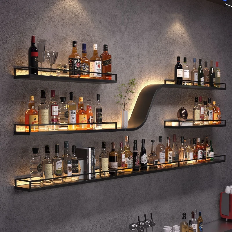 

Bar counter wall bar wine rack, wall-mounted wall-mounted, wall-mounted display rack