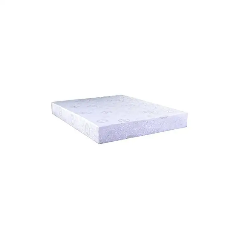 Colchón de espuma viscoelástica con infusión de té verde, completo de lujo, blanco, transpirable, ecológico, hipoalergénico, comodidad de felpa, perfecto