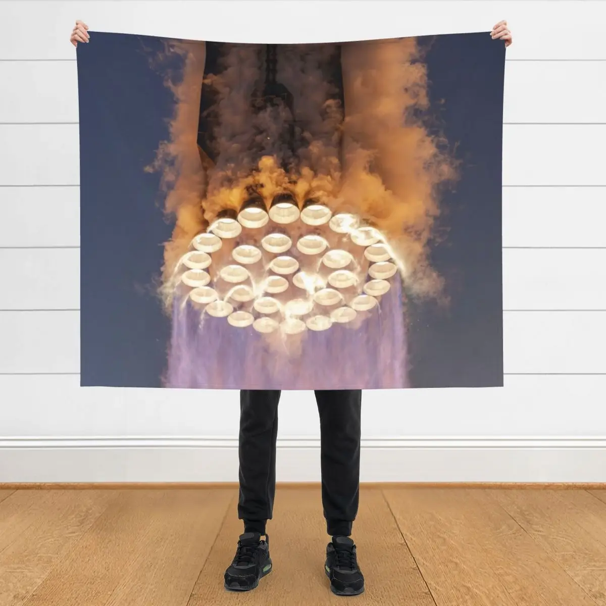 

SpaceX Starship 33 Raptor engines Throw Blanket Sofa Quilt Thermals For Travel halloween Flannel Fabric Blankets