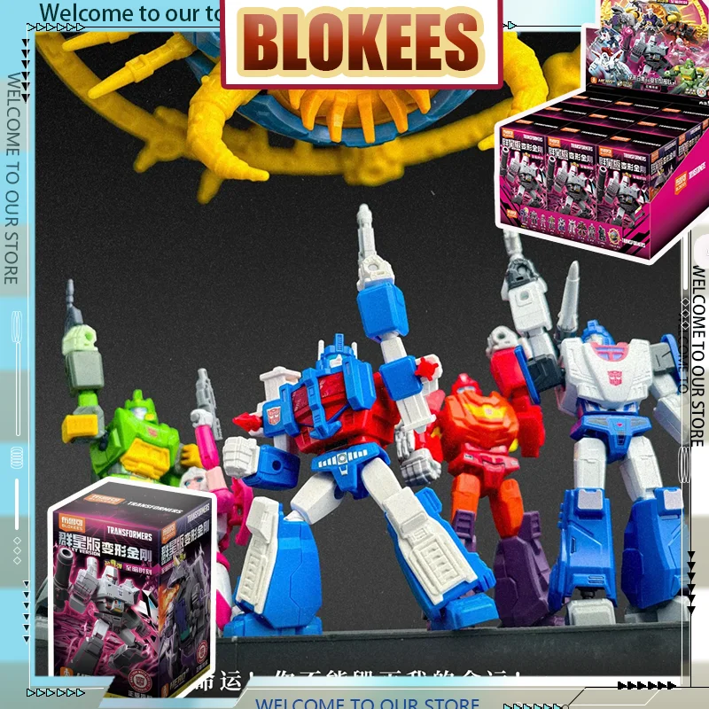 Figurines d'action originales Blokees Transformer Galaxy Version 9, boîte mystère, modèle articulé, Unicron, Megatron, modèle assemblé, jouet cadeau