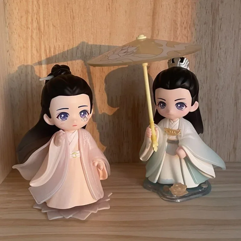 Yu Gu Yao Action Figure Shi Ying Zhu Yan น่ารักตุ๊กตารุ่น Q Pvc ตุ๊กตายืนของเล่นตกแต่งโต๊ะของขวัญวันเกิด