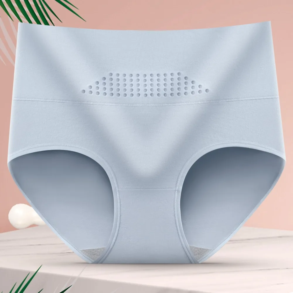 Cuecas de cintura alta mulheres calcinha de algodão cinto shapewear emagrecimento shapers sem costura barriga controle roupa interior