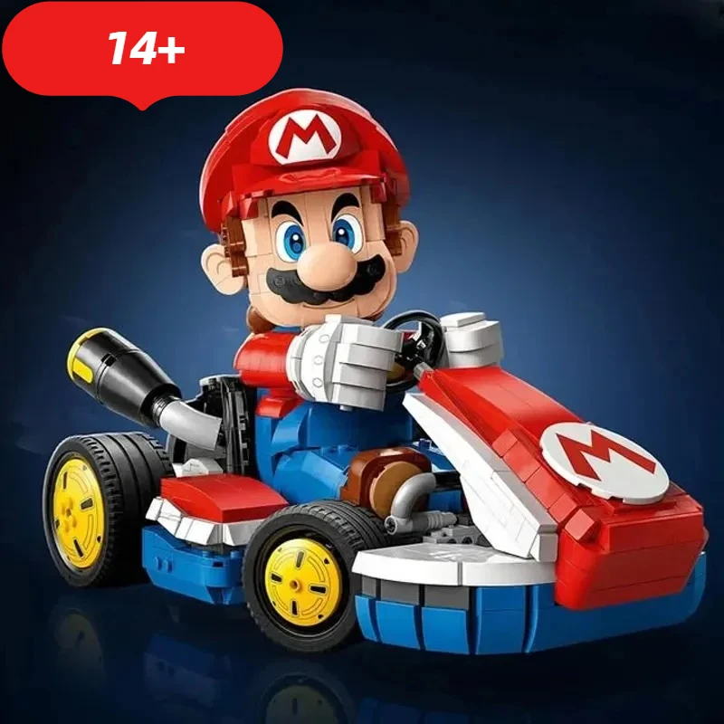 2025 Nuovo 72037 Standard Kart Gioco classico Auto da corsa Modello Building Blocks City Car Assemblaggio Mattoni Giocattoli per bambini Regali per adulti