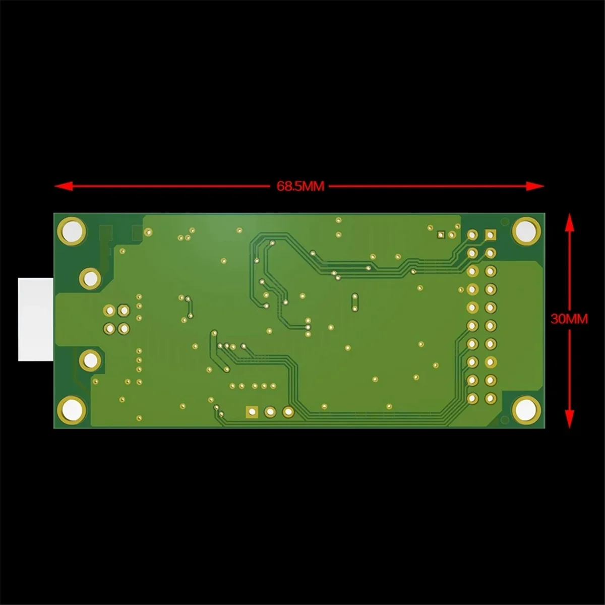 USB Amanero Combo384 Module DSD512/PCM384 32Bit for AK4497 ES9038 AK4493 Decoders (C3391 Crystal)