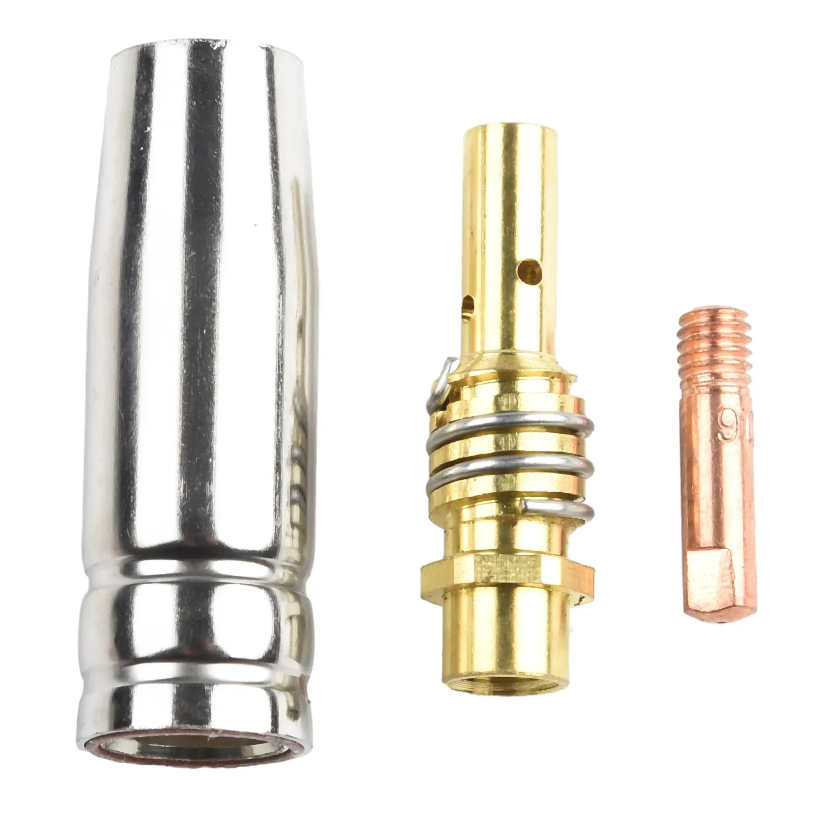 3pc Welder Nozzle Part Kit 15AK Torch Welding Accessories Nozzle Contact Tips For MIG Welder Soldering Tool