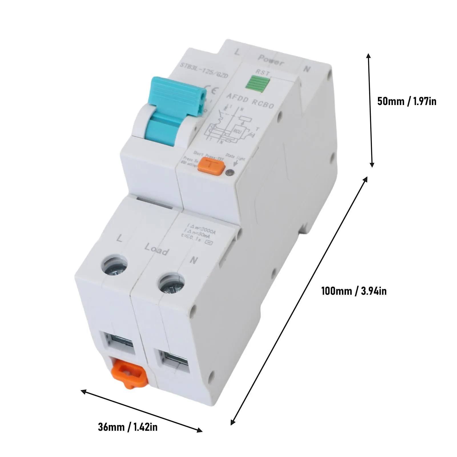 Leakage Air  Arc Fault Circuit Breaker 1P+N AFDD RCBO RCCB Miniature Circuit Breaker Overload Leakage Arc Fault Protector