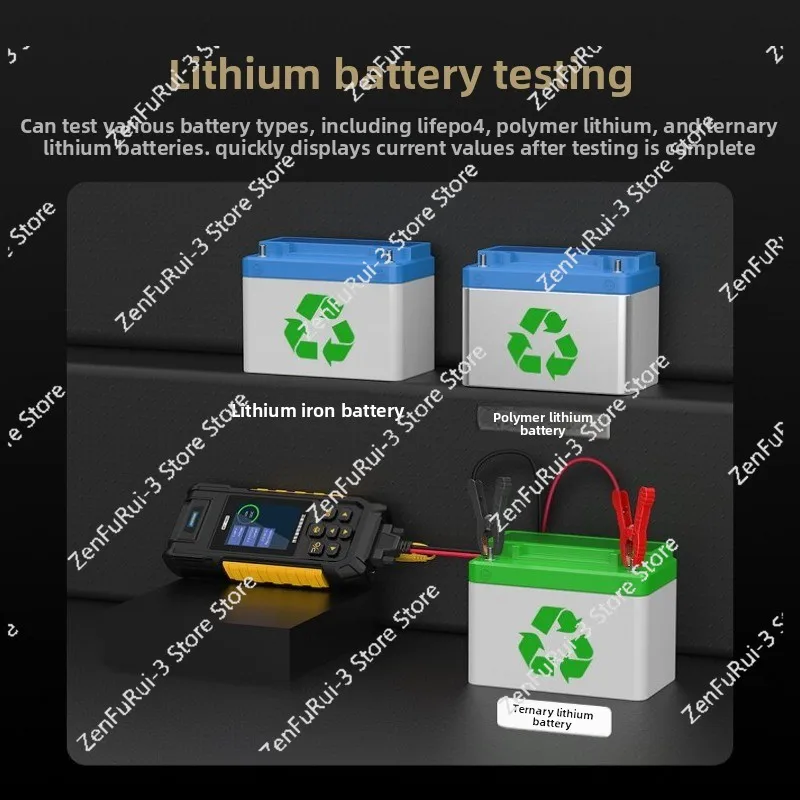 BT960 Automobile ternary lithium battery tester Battery lead-acid battery life resistance tester