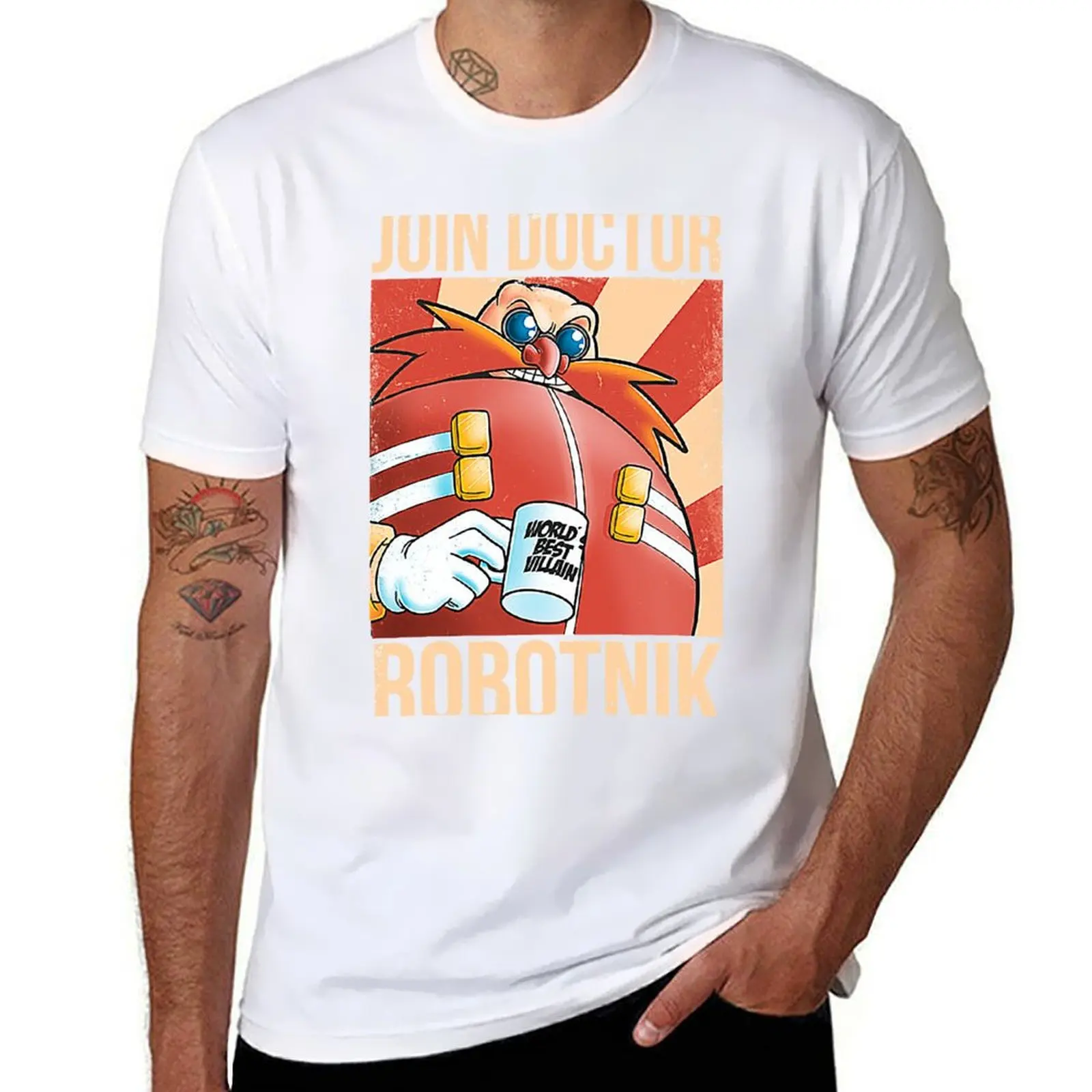 

Join Dr Robotnik T-Shirt man graphic t shirt cotton tshirt 100% t shirt man designer T-Shirt