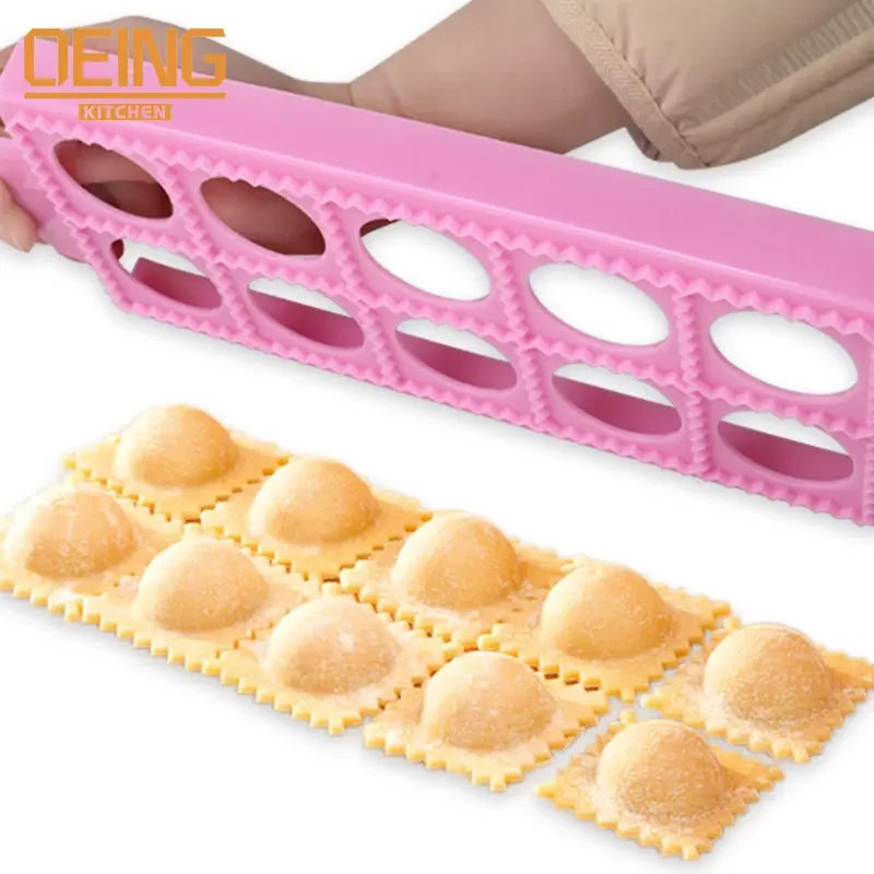 Italian Dumplings Making Mold Handmade Pastry Tool Multifunction Plastic Ravioli Mould DIY Baking Tools