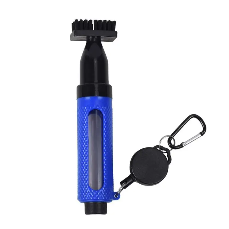 

AEF6-Golf Club Cleaning Kit Golf Towel Divot Repair Tool Groove Sharpener Golf Ball Alignment Kit Club Head Cleaning Brush