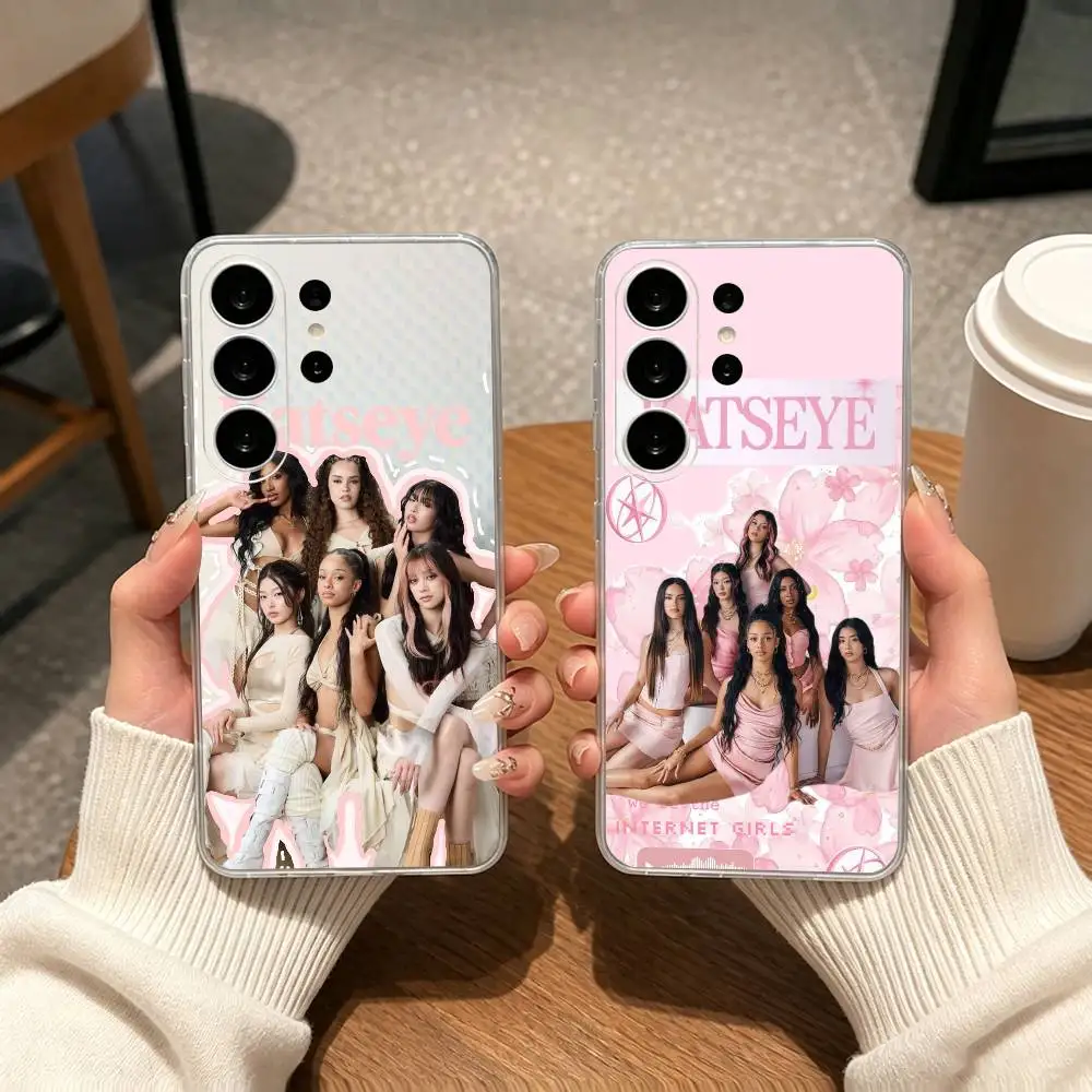 Popular KATSEYE  gift Phone Case Transparent Silicone Soft For Samsung S25,S24,S21,S22,S23,S30,Ultra,S20,Plus,Fe