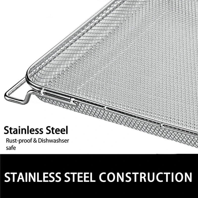 27RB فرن الخبز رف هواء المقايض سلة الحديد كروم الطلاء شواء الشبكات سلة خبز #2