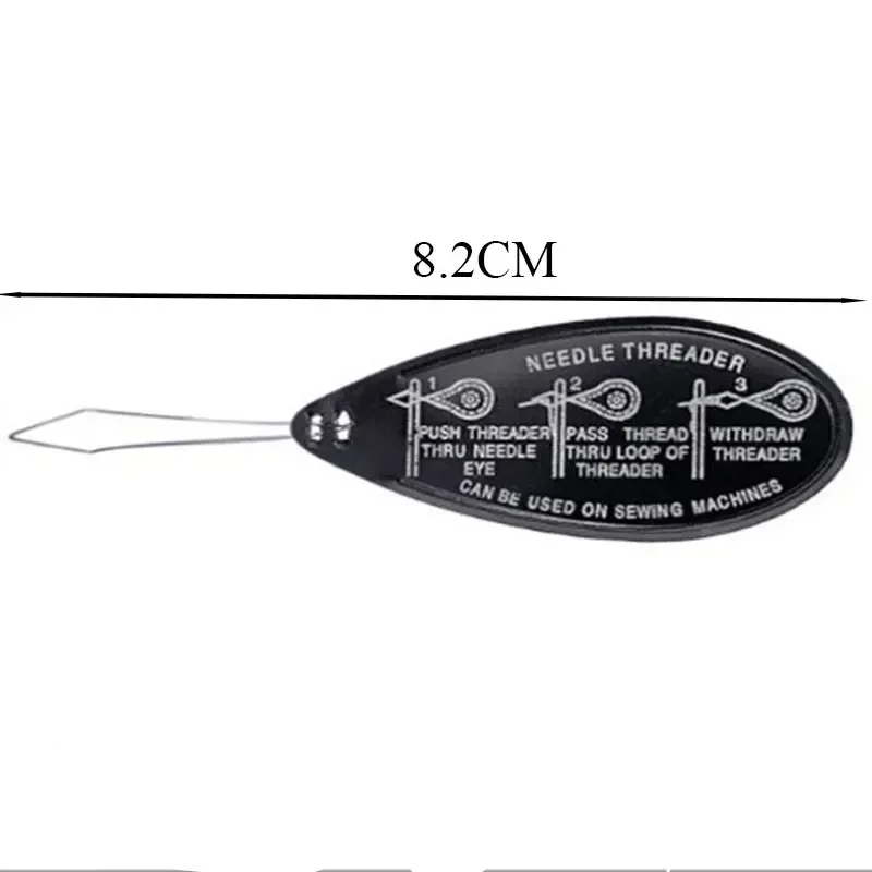 3PCS Needle Threader Stitch Insertion Tool for Sewing Machine Plastic Wire Loop for Needles Needleswork Threader Sewing Tools
