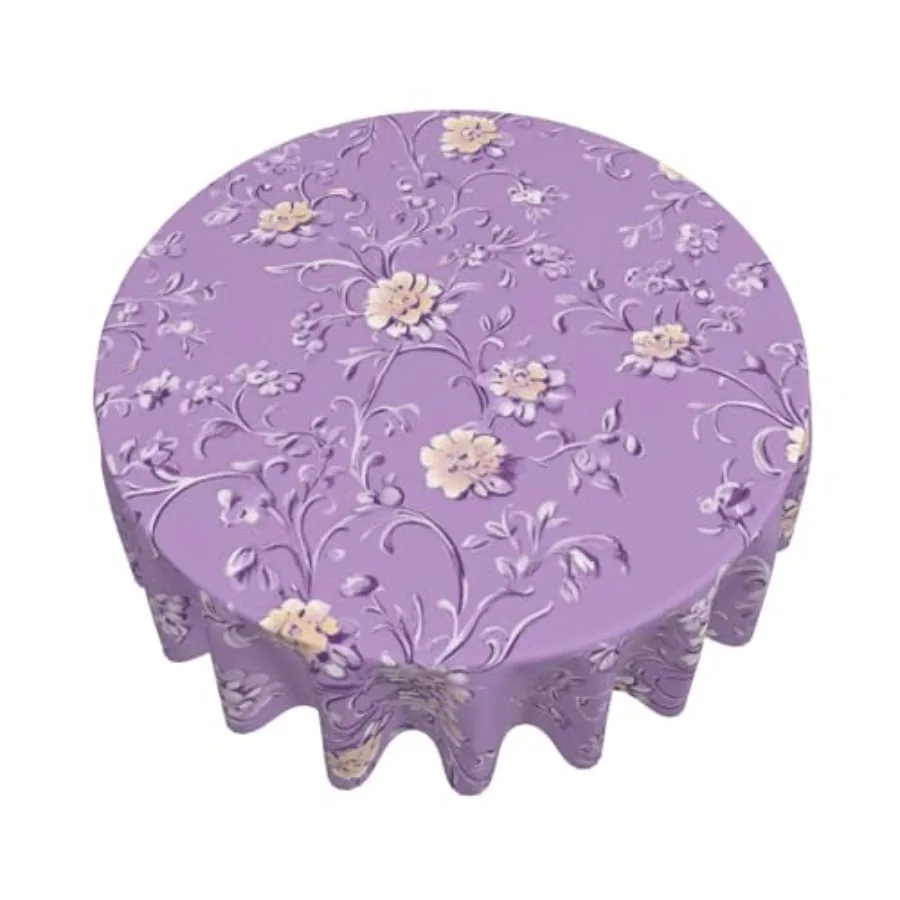 

Boho Round Tablecloth 60 ih Circle Table Cloth Cover Colorful Tablecloths Decor for Home Kitchen Dining Party Patio Indoor and