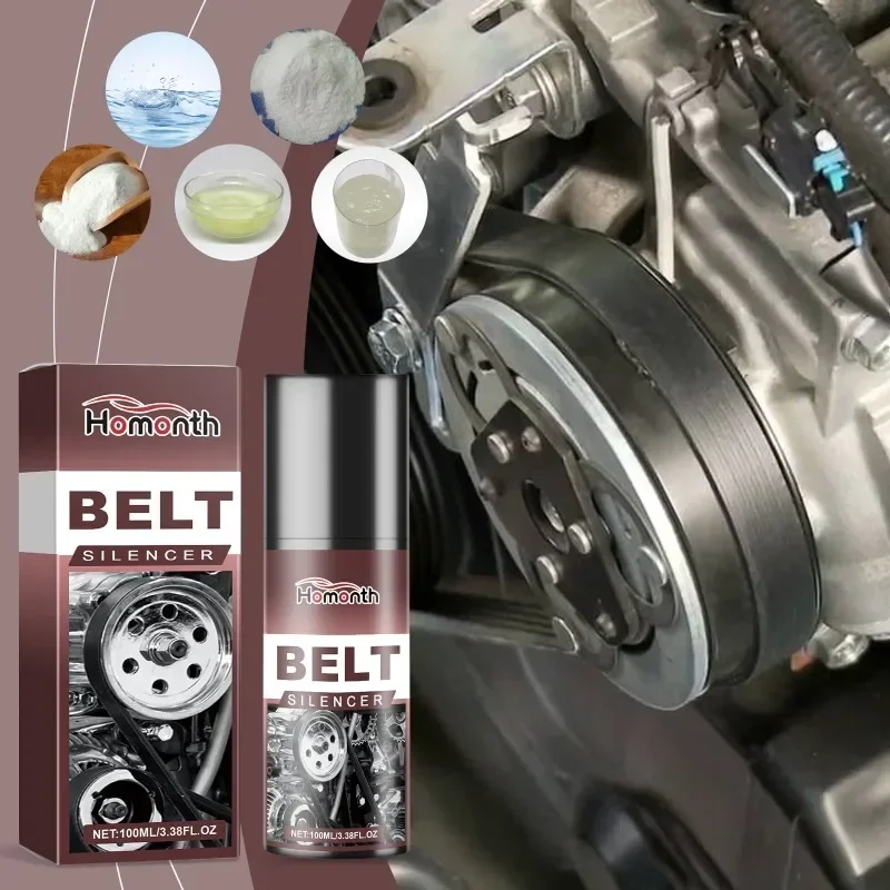 Car Belt Dressing Spray Noise Lubrication Protection Spray Auto Engine  Silencer Prolongs Belt Maintenance Agent