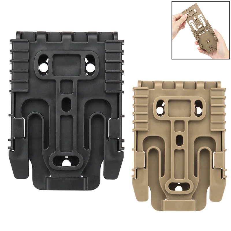

Quick Locking System Holster Adapter Kit with Receiver Fork for Airsoft Shooting Training Hunting Duty Gear
