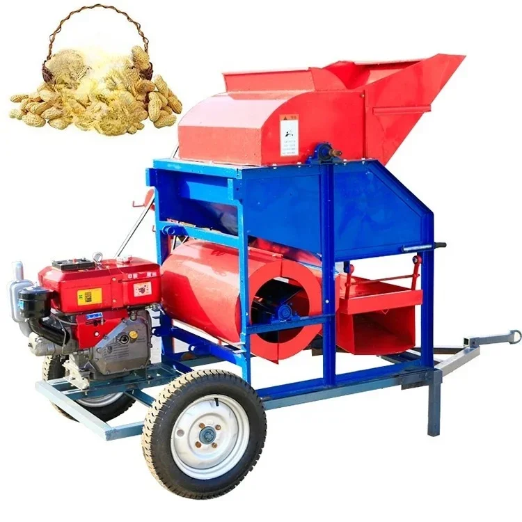 Wet Dry Groundnut Farm Use Small Peanut Picking Machine Fresh Peanut Picking Machine