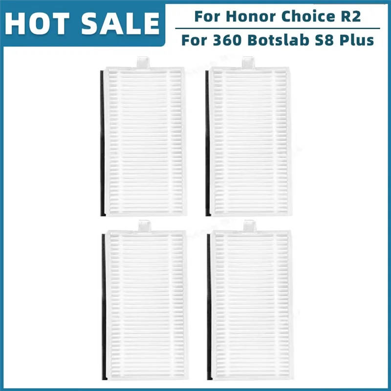 ABRG-Vacuum Cleaner Spare Parts - Filters And Brushes Suitable For 360 S8, Botslab S8 Plus, Honor Choice R2 Series