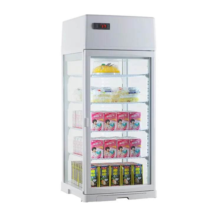 Commercial refrigerated air-cooled beverage fresh keeping cabinet