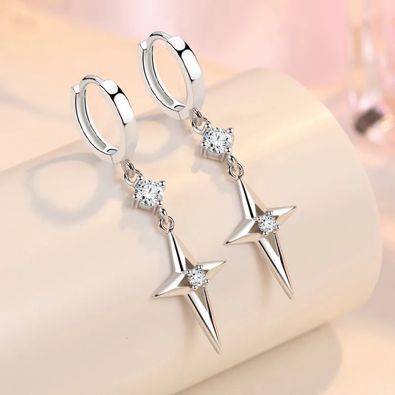 0,8 Karat D-Farbe Moissanit-Ohrstecker für Damen, 925er Sterlingsilber, 18 Karat vergoldet, Hochzeitsschmuck, edler Schmuck