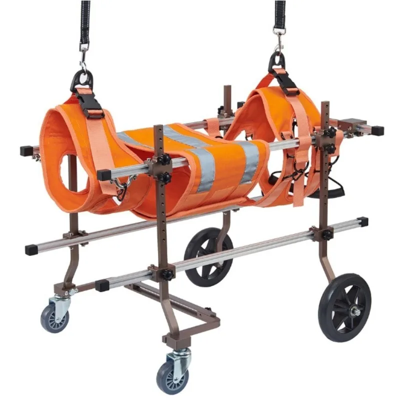 Adjustable 4-Wheel Easy Assemble Large Dog Wheelchair Animal Exercise Wheels  for Pet Disabled Legs Walking