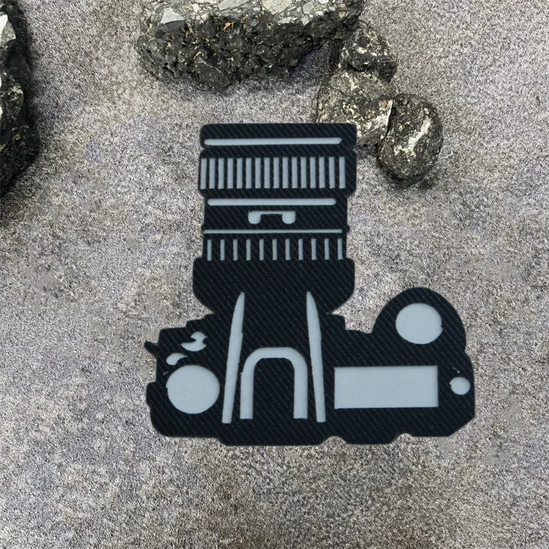 Parche moral fotógrafo DSLR con velcro gancho y bucle para mochila - imagen 3