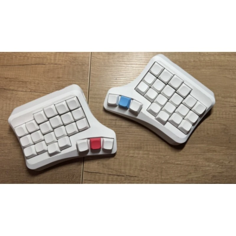 Mifuny Velvet V3 مجموعة لوحة المفاتيح المقسمة المخصصة القابلة للتبديل السريع MXaxis تدعم قارورة مفتاح تبادل اليد اليسرى واليمنى مجموعة لوحة المفاتيح DIY بها بنفسك #1
