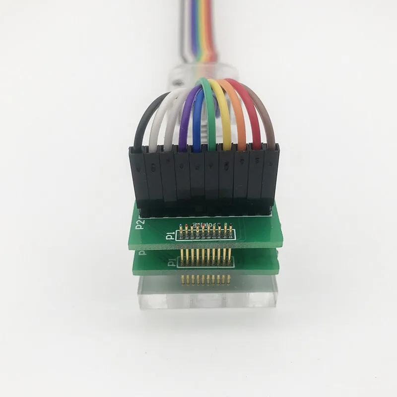 Double Row Burning Clip Programmer Burner Programmer Clip Pcb Clip Test Clip No Need to Disassemble 1.0mm Spacing