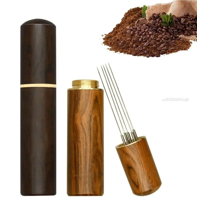 27rb 2 кусочки Профессиональный набор инструментов для дистрибьютора иглы эспрессо дерева