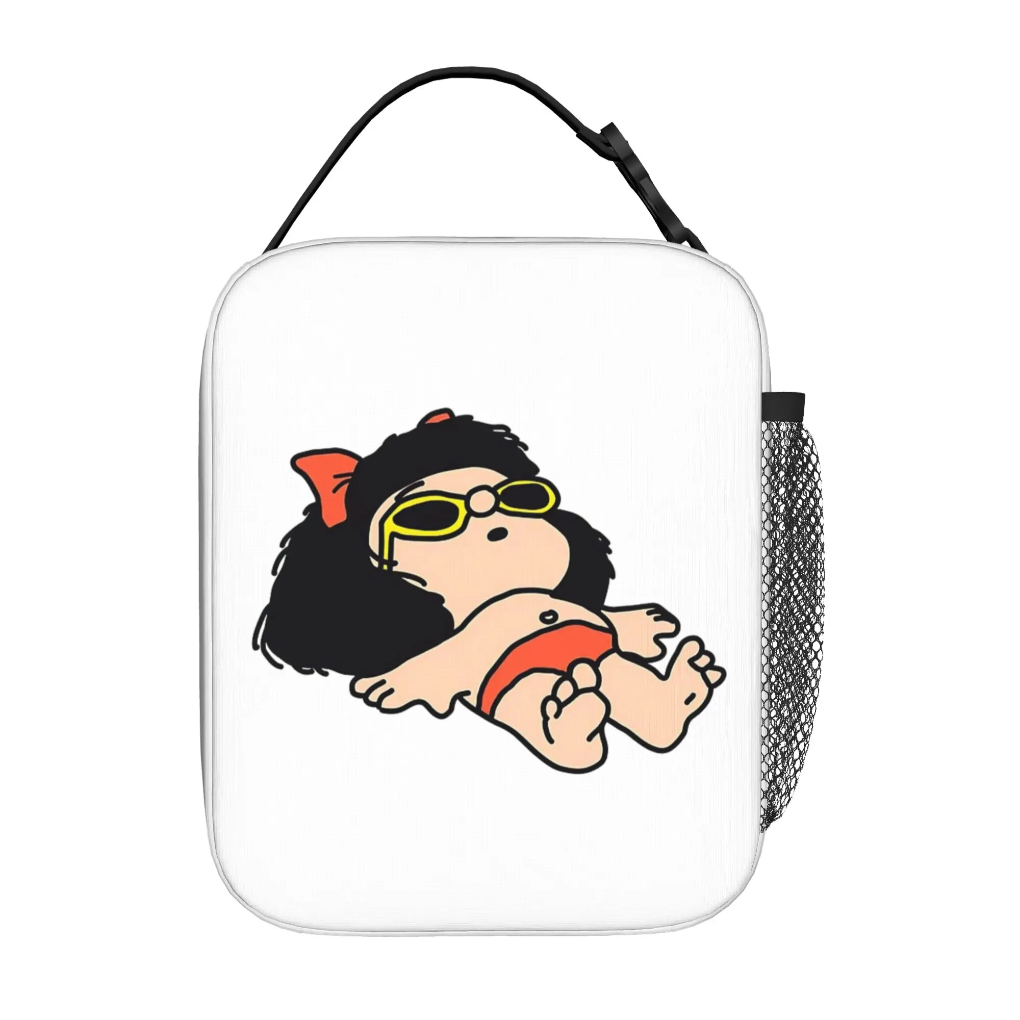 Cartoon M-Mafaldas Thermal Insulated Lunch Bags for Office  Portable Food Bag Container Cooler Thermal Food Box