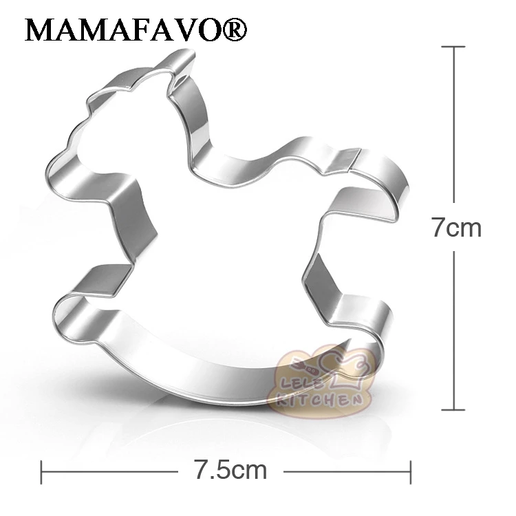 Metal Stainless Steel Of Baby Series Feeding Bottle Bibs Stroller Nipple Clothing Cookie Cutters Fondant Biscuits Tools