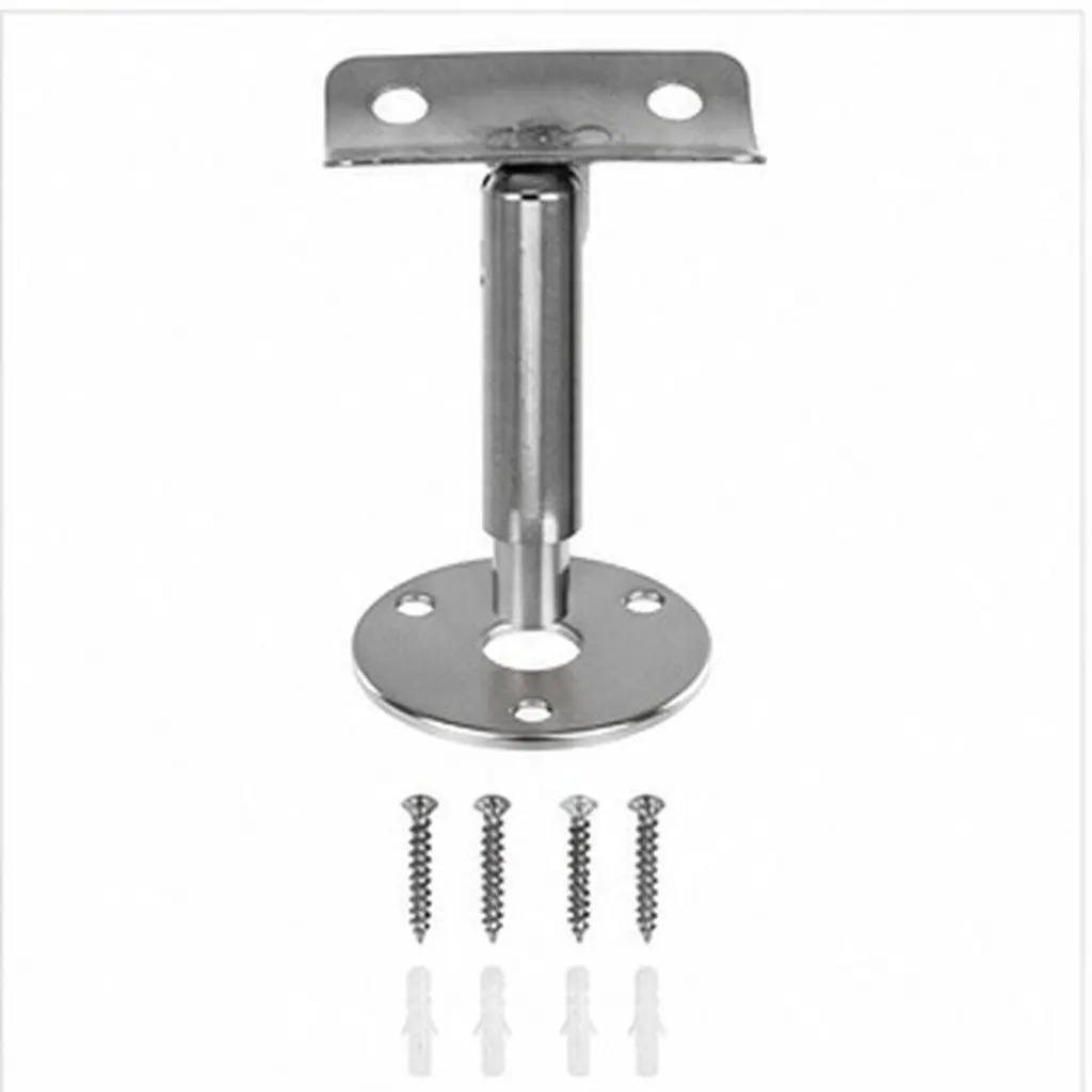 6Pcs Stainless Steel Handrail Wall Brackets Stair Rail Support Heavy Duty Handrail Mounting Bracket for Indoor Staircase