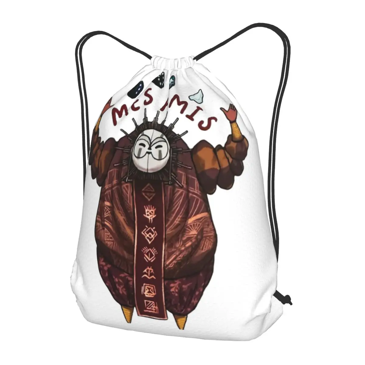 Esquie And Rock Friends Clair Obscur Expedition 33 Backpacks Fashion Drawstring Bundle Pocket Sundries Bag Book Bags Man Woman