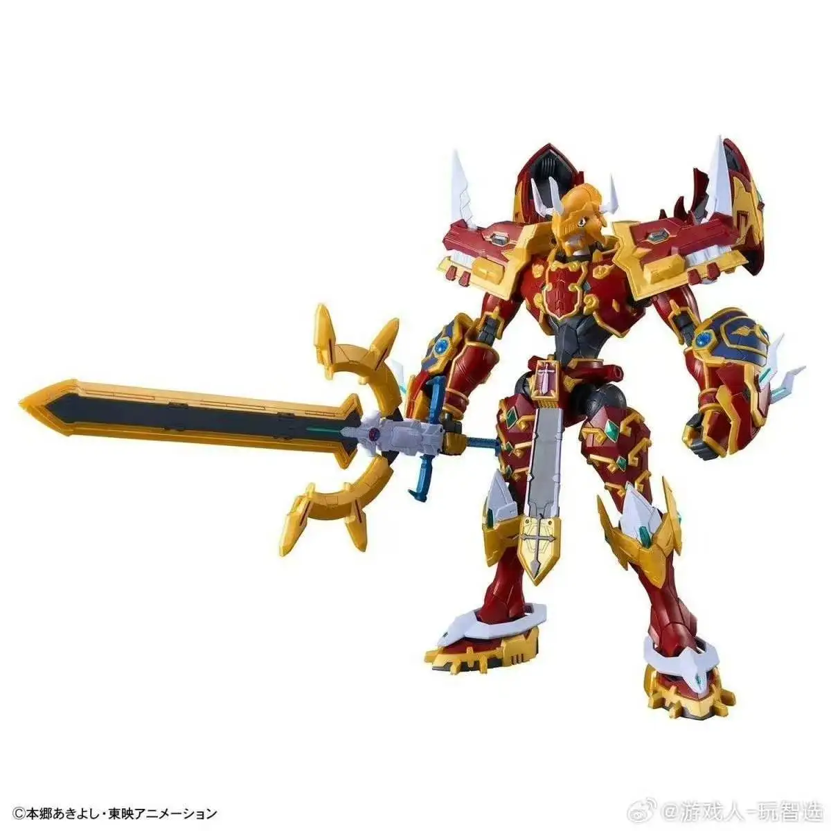 Set de Figuras de Acción de Anime Digimon de BANDAI - Omegamon, Garurumon, Angemon, Alphamon, War Greymon