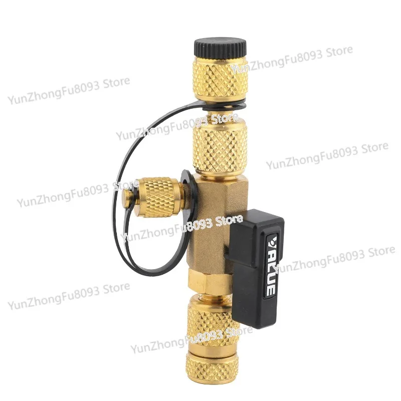 VCR1 Valve Core Removal Household Air Conditioner Valve Core Quick Removal Installation Tool Free Refrigerant Valve Core