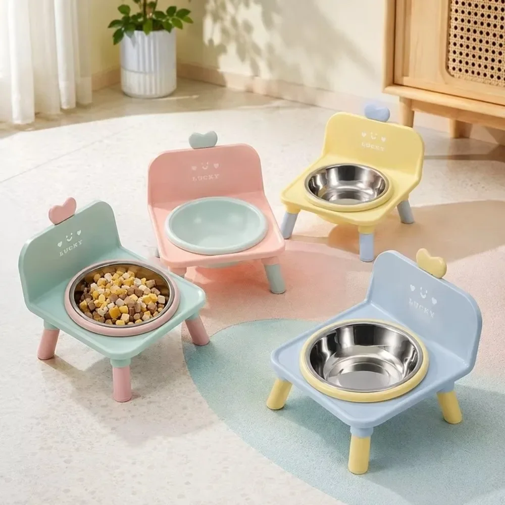 Plato de acero inoxidable para gatos y perros, tazón para beber y comer especialmente diseñado para perros pequeños
