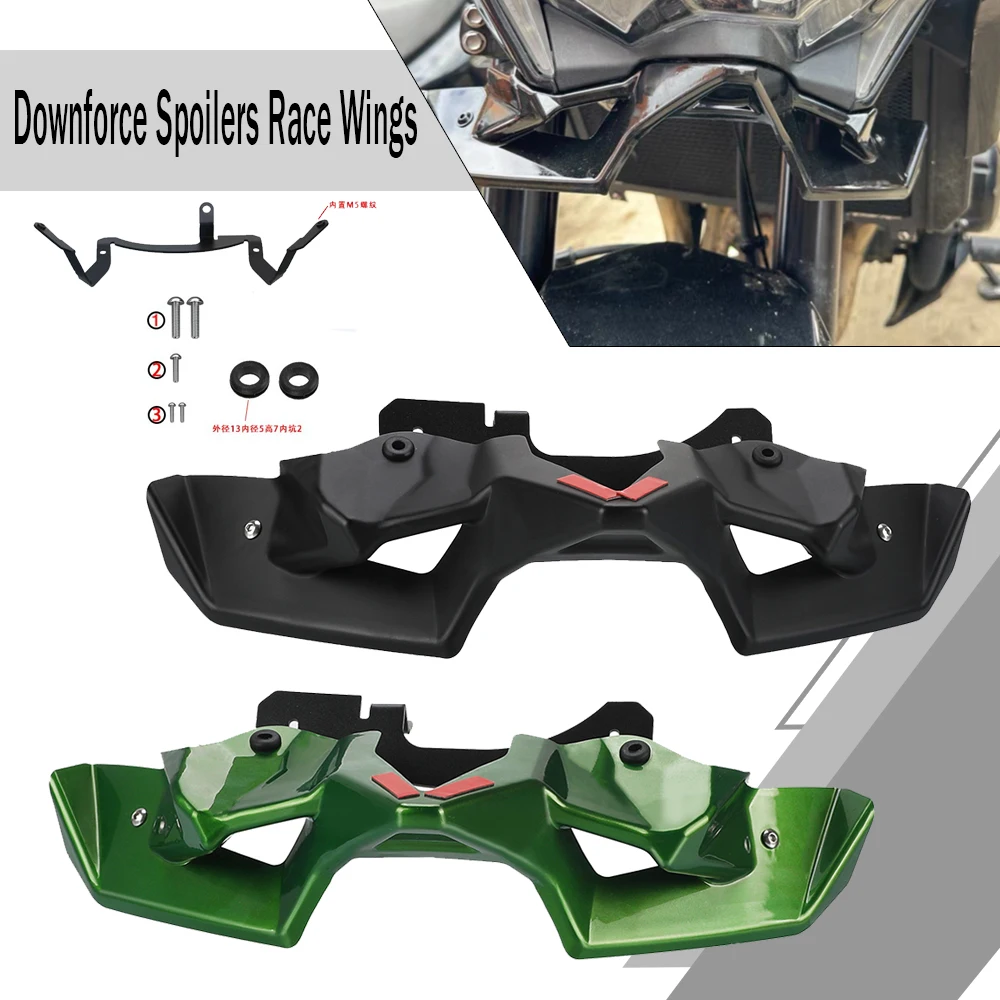 

2024 Z900 New Motorcycle Naked Front Spoiler Z 900 Winglet Aerodynamic Wing Kit Spoiler For Kawasaki Z900SE 2020-2022 2023 Parts