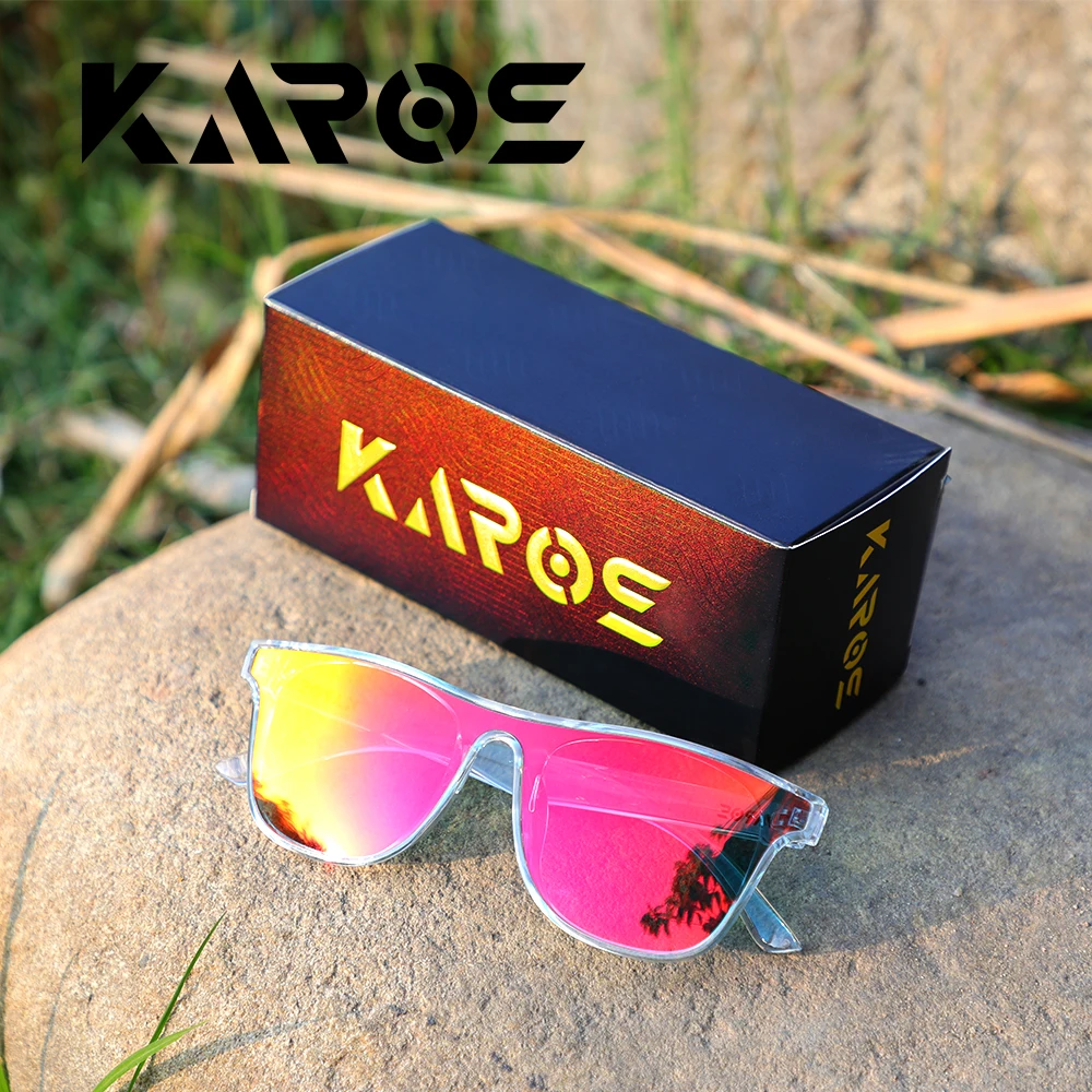 

KAROS Fashion Cat-eye Frame Sunglasses Men Women Fishing Driving Man Luxury Brand Designer Sun Glasses UV400 Eyewear With Box