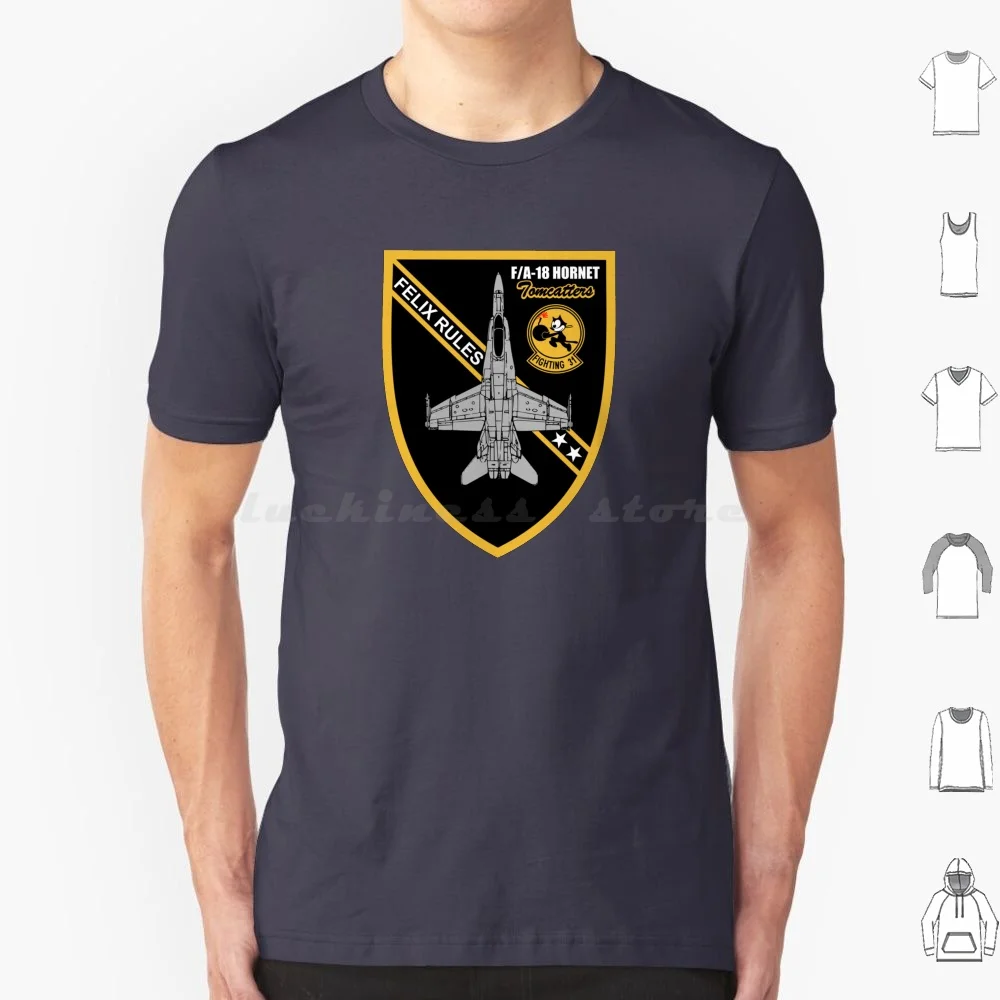 F / A-18 Hornet-Fighting 31 Tomcatters T Shirt Cotton Men Women DIY Print Us Navy Fighter Fighter Plane Fighter Jet Fighter