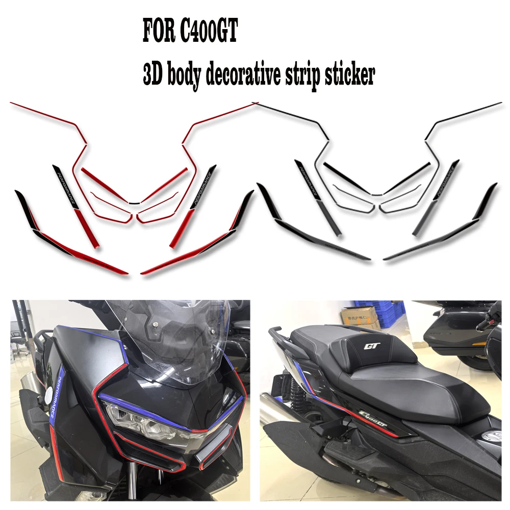 

For BMW C400GT C 400 GT C400 Scooter Motorcycle Tank Body Front Face Fairing Fender Stickers Decals