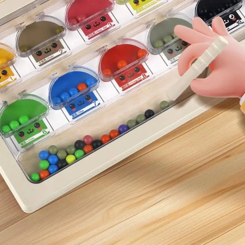 [JT] 1 set plastic magnetische kleur en nummer doolhof leren onderwijs speelgoed kleuraanpassing Montessori speelgoedcadeaus voor kinderen