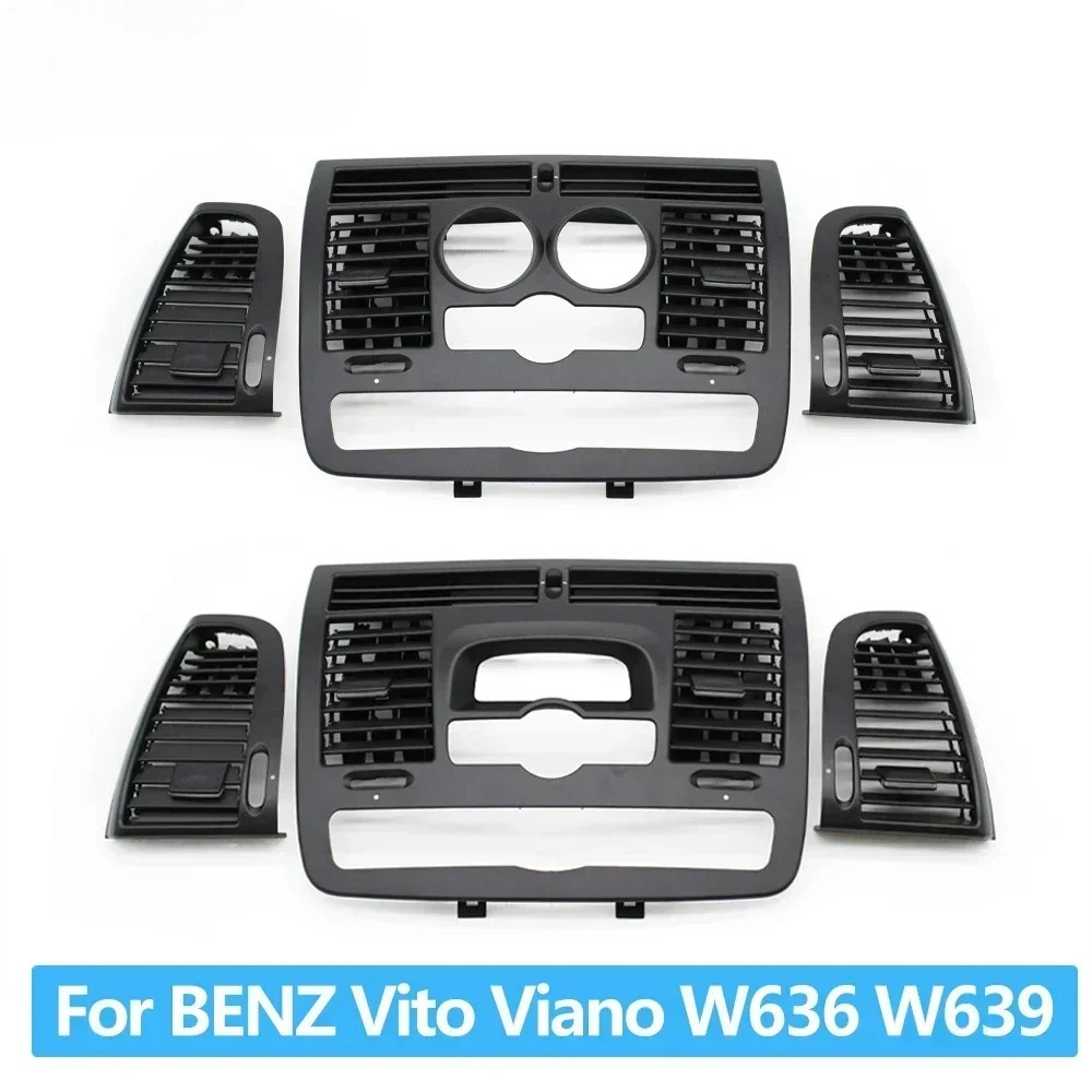 Car AC Vent Grille Left Right Central Air Vent Outlet Cover Panel For Mercedes Benz Vito Viano W636 W639 2004-2015 6366800800