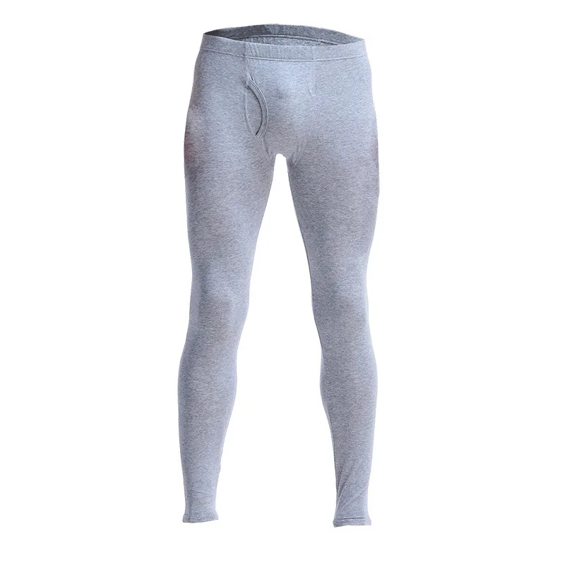 Brand Men Long Johns Tight Underwear Men Sexy U Convex Penis Pouch Leggings Gay Comfort Homewear Lounge Pants Thermal Underpants