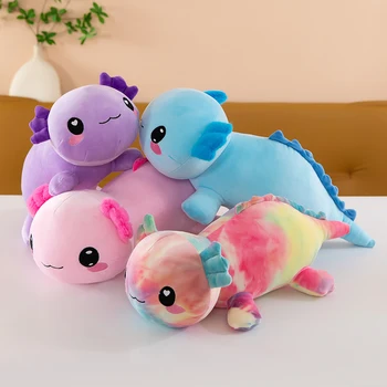 Cross-Border Mexican-Style Axolotl Plush Toy in Four Colors Is a Perfect Birthday Gift…