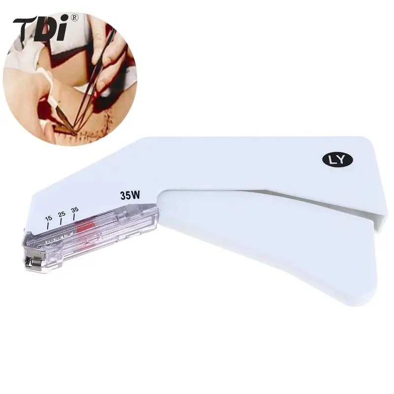 1pcs Suture Stapler Sterile Skin Stapler 35 Wide Preloaded Staples Vet And Medical First Aid Use Health Care Tools