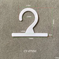 100pcs Sample Header Card Hooks Large Heavy Duty, plastic head hangers slide insert rug cards clothing bag fabric swatch J-hook