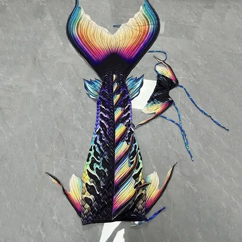 

26 Latest Original Mermaid Tail Designs 6 Multi-Color Role-Playing Swimsuit Sets Aquarium Performance-Grade Mermaid Costumes