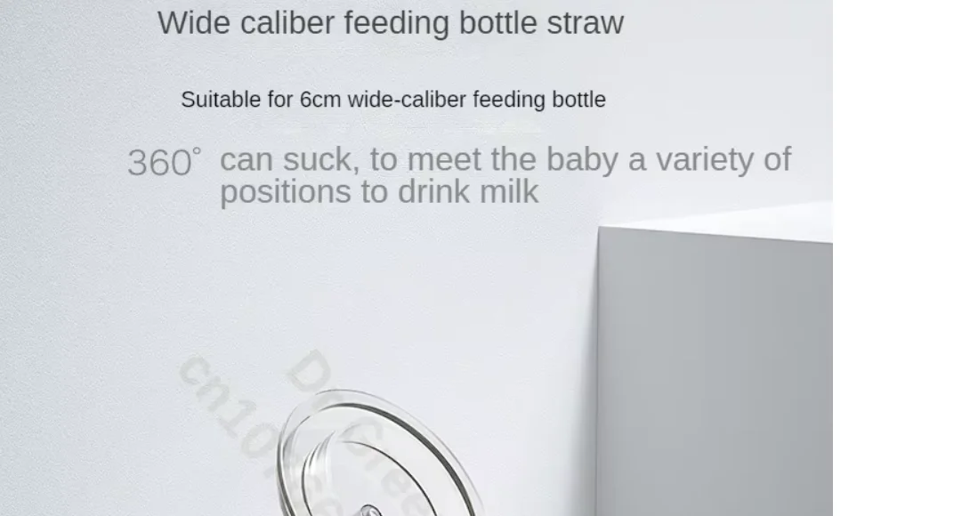 Dr.Green  Bottle anti-colic straws 360° Gravity Ball Wide Mouth S/M/Cross hole Nipple  Safe silicone material soft texture,