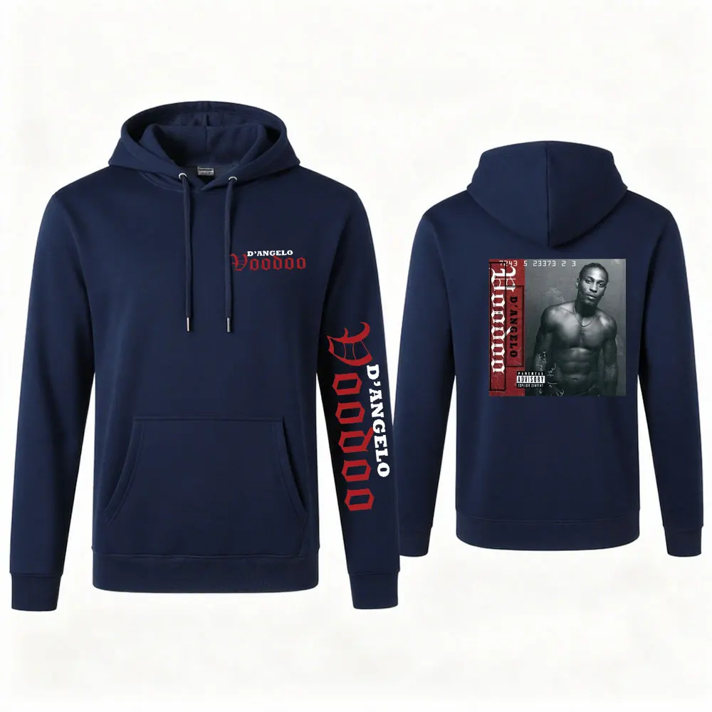 RIP تحية D'Angelo سأفتقد دائمًا. البني السكر الرجال النساء ملابس طويلة الأكمام الخريف هوديي مجموعة الرجال الملابس #2
